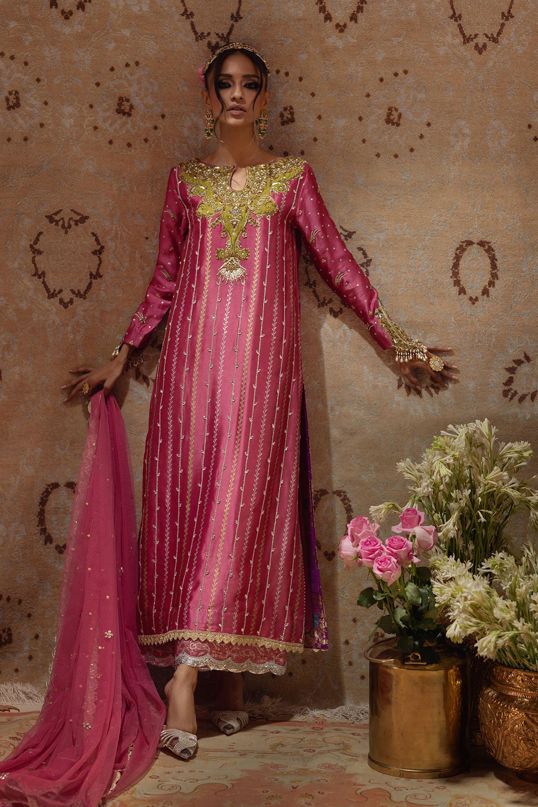 Annus Abrar | Mirha Winter Velour | Elen - Official Annus Abrar stockist in UK - Sakeena London