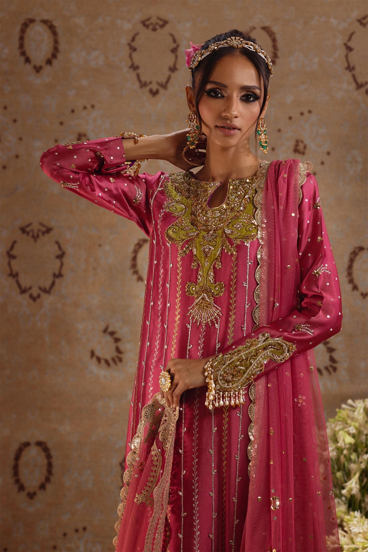 Annus Abrar | Mirha Winter Velour | Elen - Official Annus Abrar stockist in UK - Sakeena London