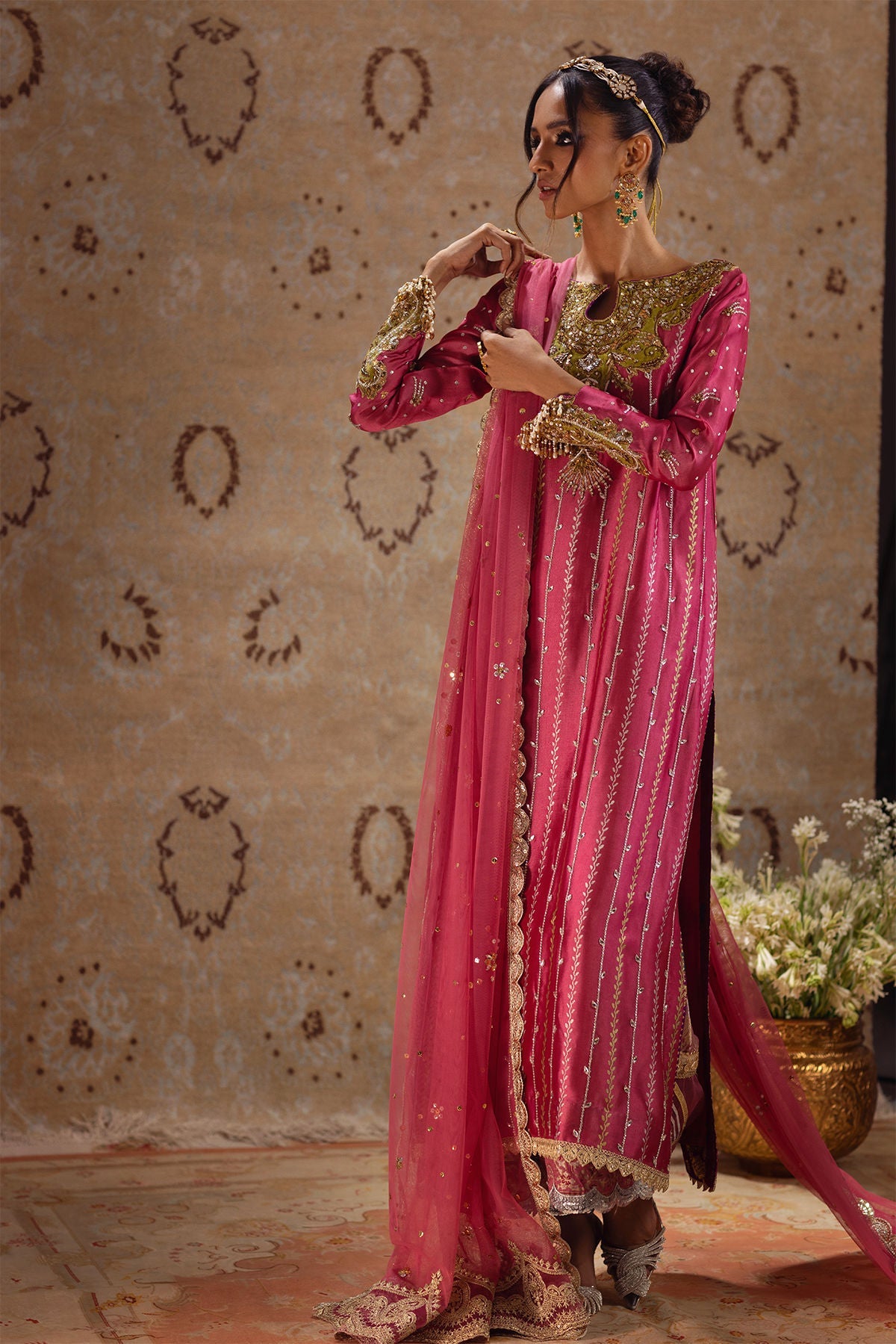 Annus Abrar | Mirha Winter Velour | Elen - Official Annus Abrar stockist in UK - Sakeena London