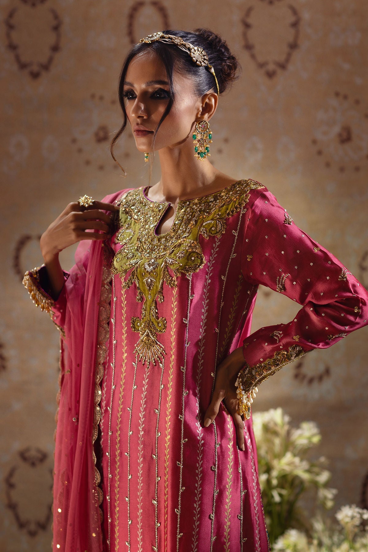 Annus Abrar | Mirha Winter Velour | Elen - Official Annus Abrar stockist in UK - Sakeena London