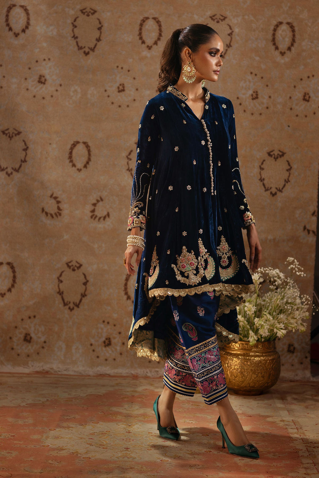 Annus Abrar | Mirha Winter Velour | Sheema - Official Annus Abrar stockist in UK - Sakeena London