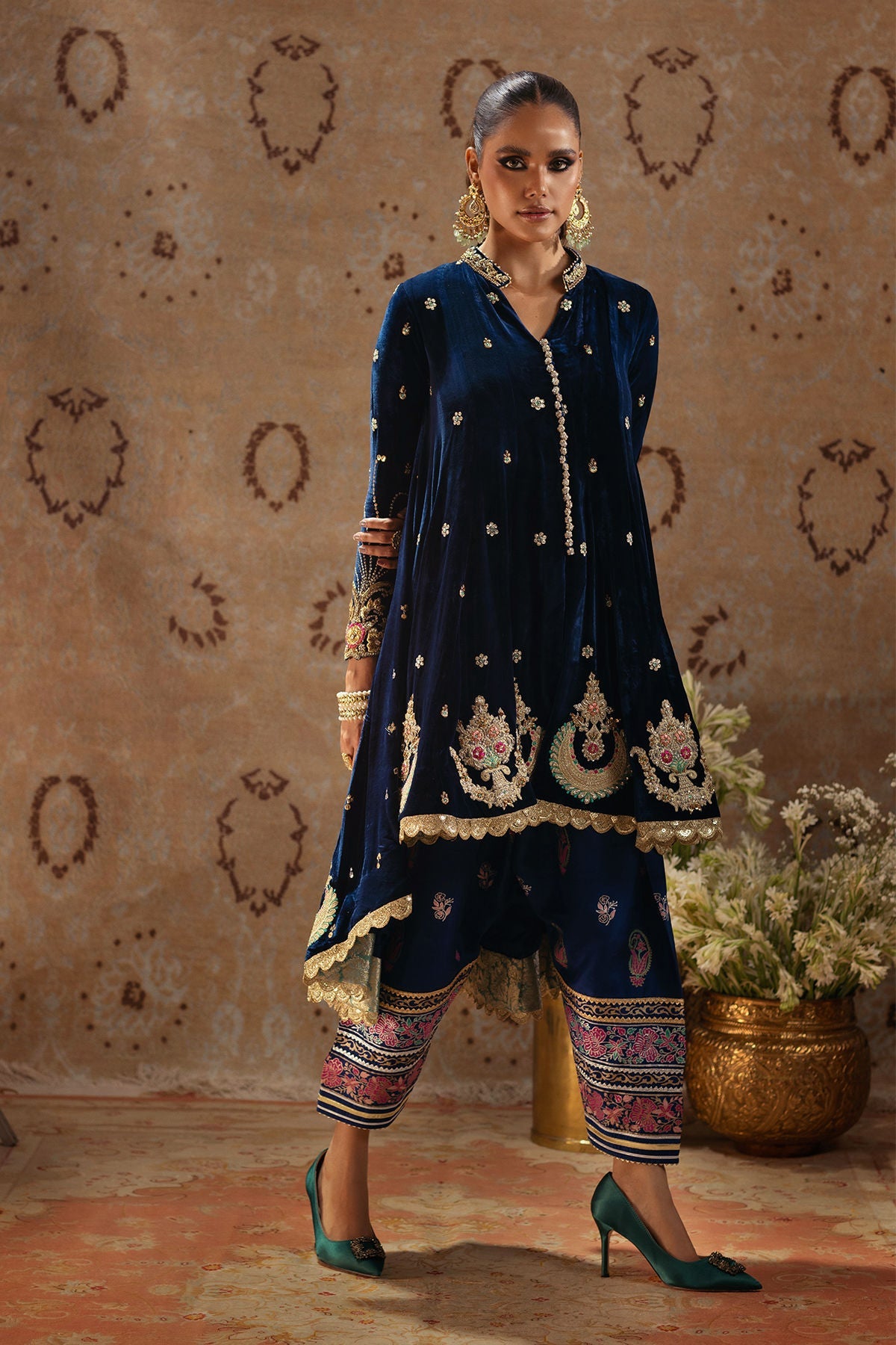 Annus Abrar | Mirha Winter Velour | Sheema - Official Annus Abrar stockist in UK - Sakeena London