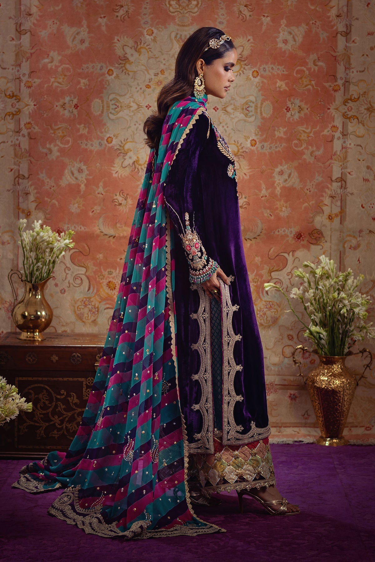Annus Abrar | Mirha Winter Velour | Dalia - Official Annus Abrar stockist in UK - Sakeena London