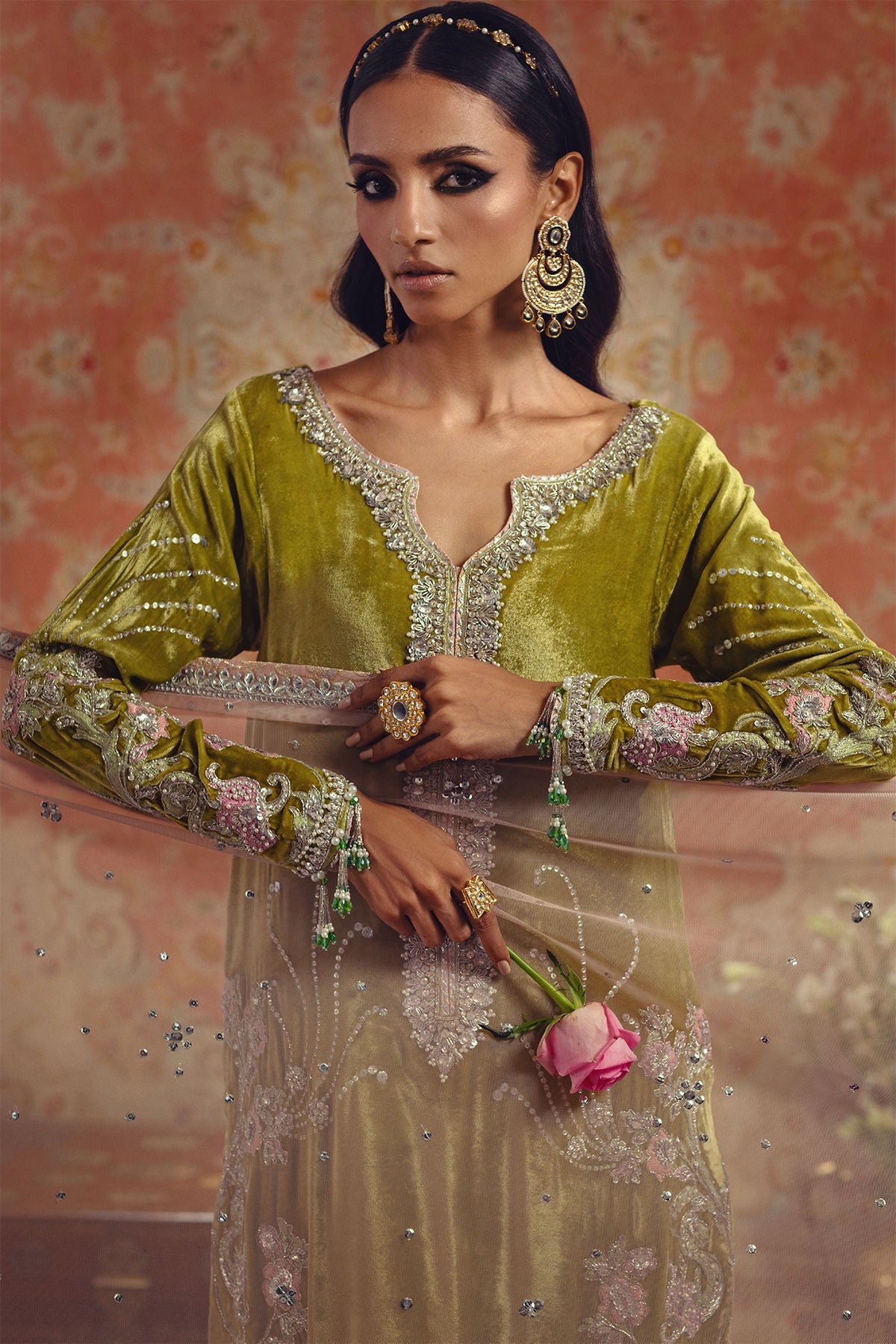 Annus Abrar | Mirha Winter Velour | Aya - Official Annus Abrar stockist in UK - Sakeena London