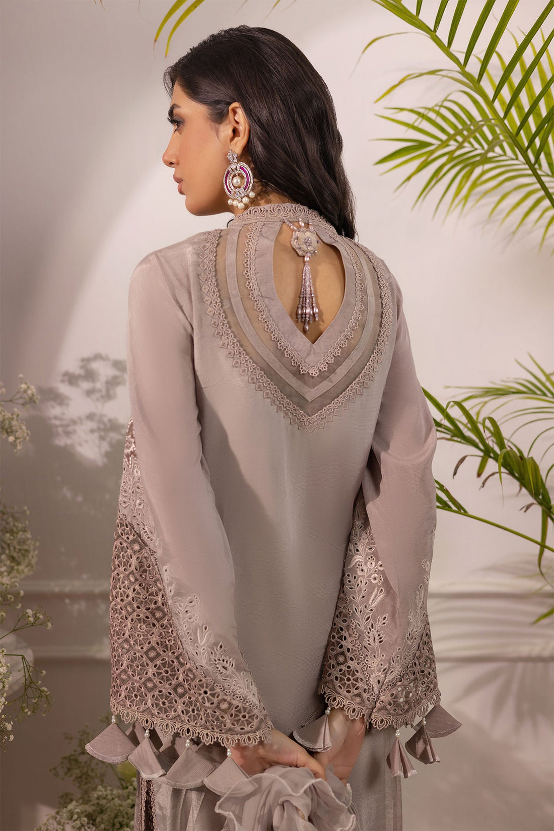 Annus Abrar | Sera Luxury | Ashni - Taupe - Official Annus Abrar stockist in UK - Sakeena London