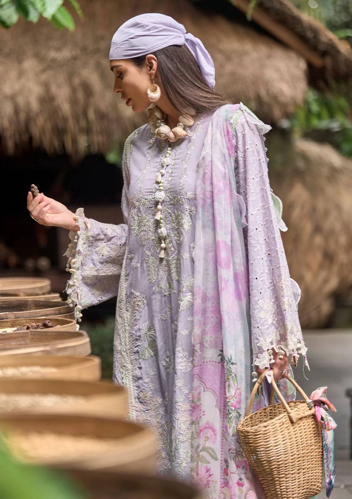 Lawn Collection - Ansab Jahangir - Zoha -  Luxury 24 - AJ24#01 - CANANGA