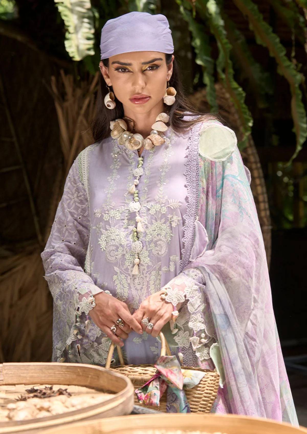 Lawn Collection - Ansab Jahangir - Zoha -  Luxury 24 - AJ24#01 - CANANGA