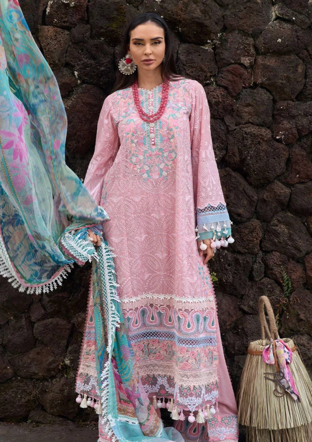 Lawn Collection - Ansab Jahangir - Zoha -  Luxury 24 - AJ24#05 - PEONY