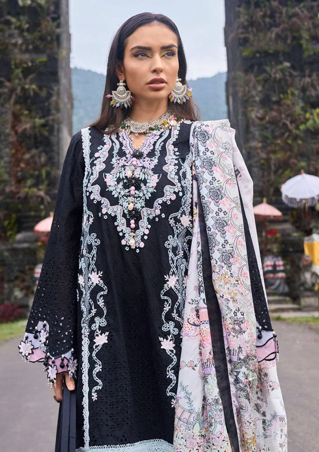 Lawn Collection - Ansab Jahangir - Zoha -  Luxury 24 - AJ24#07 - GOMPHRENA