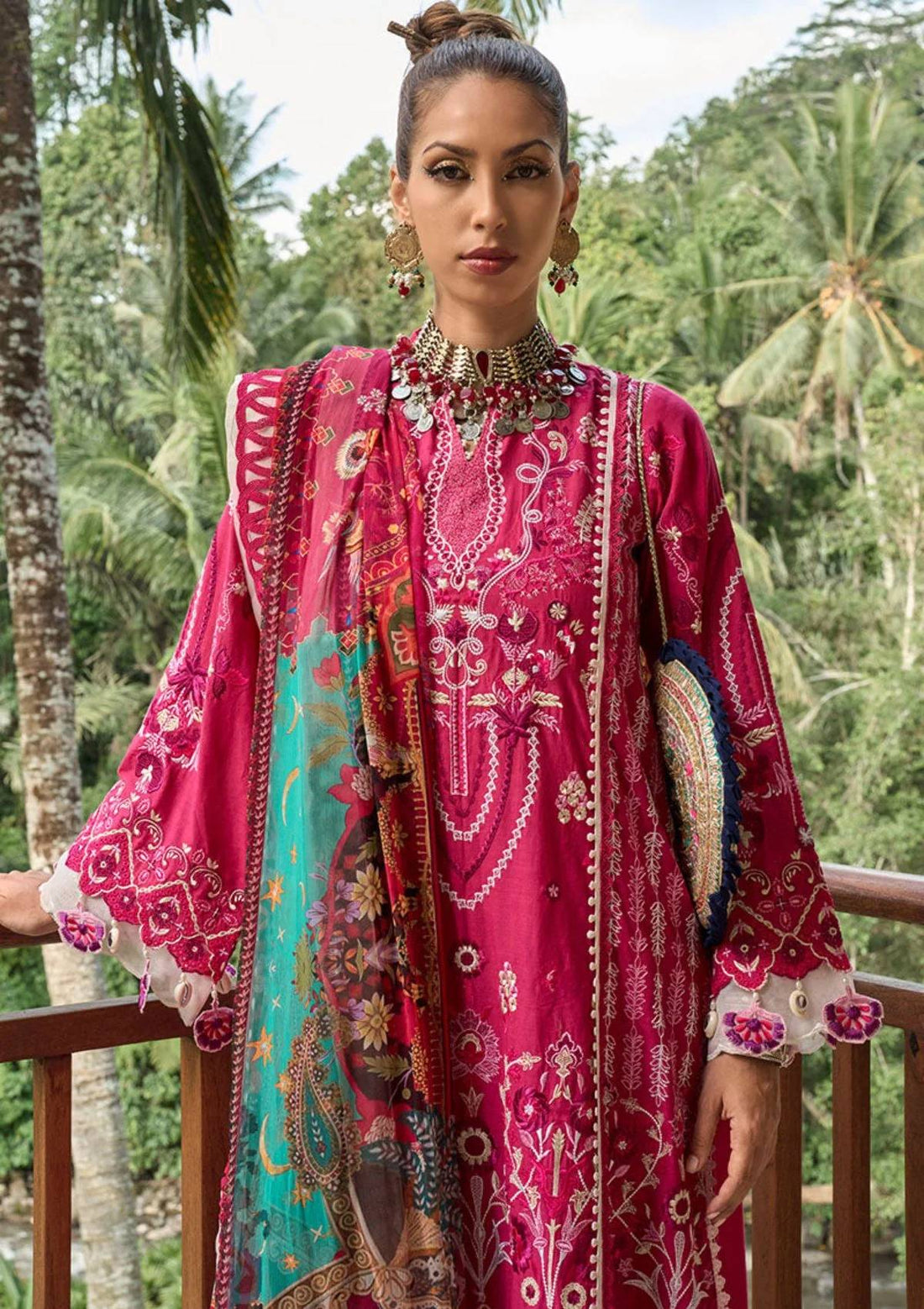 Lawn Collection - Ansab Jahangir - Zoha -  Luxury 24 - AJ24#09 - CHAMPACA