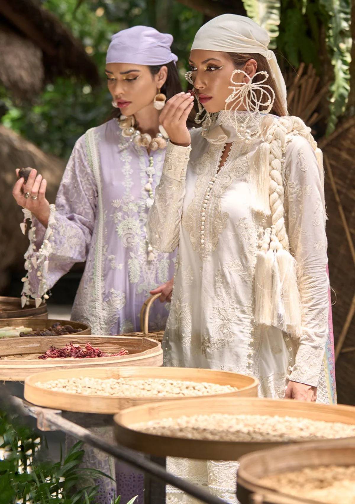 Lawn Collection - Ansab Jahangir - Zoha -  Luxury 24 - AJ24#12 - EUPHORIBA