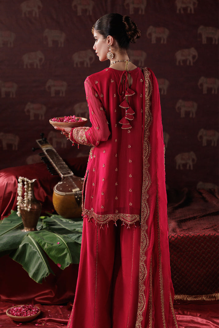 Saad Shaikh | Panache Luxury Chiffon 25 | D-01 - Official Saad Shaikh stockist in UK - Sakeena London