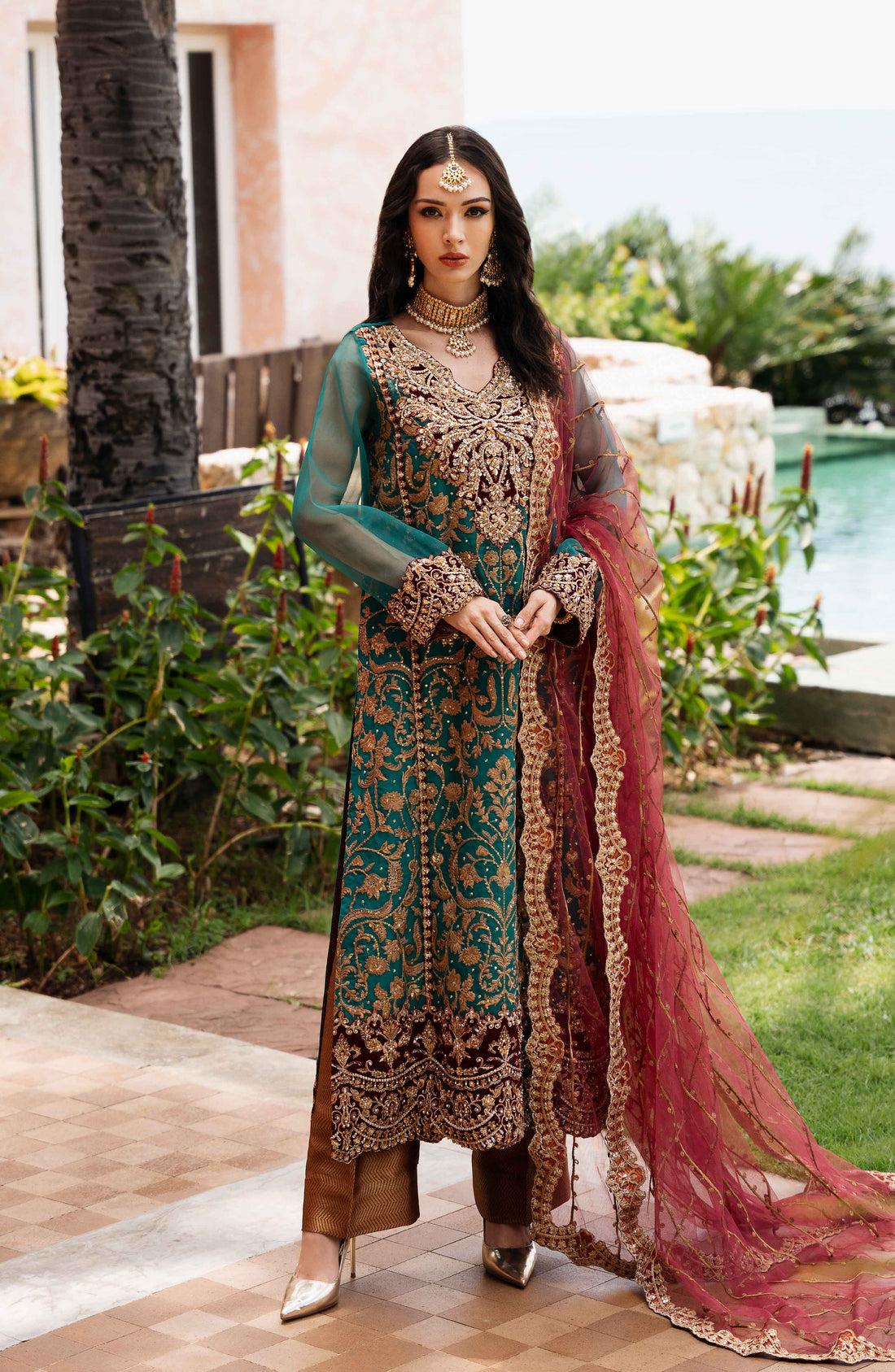 Maryum N Maria | Fressia Wedding Formals | Yerimen - MW23-550 - Official Maryum N Maria stockist in UK - Sakeena London
