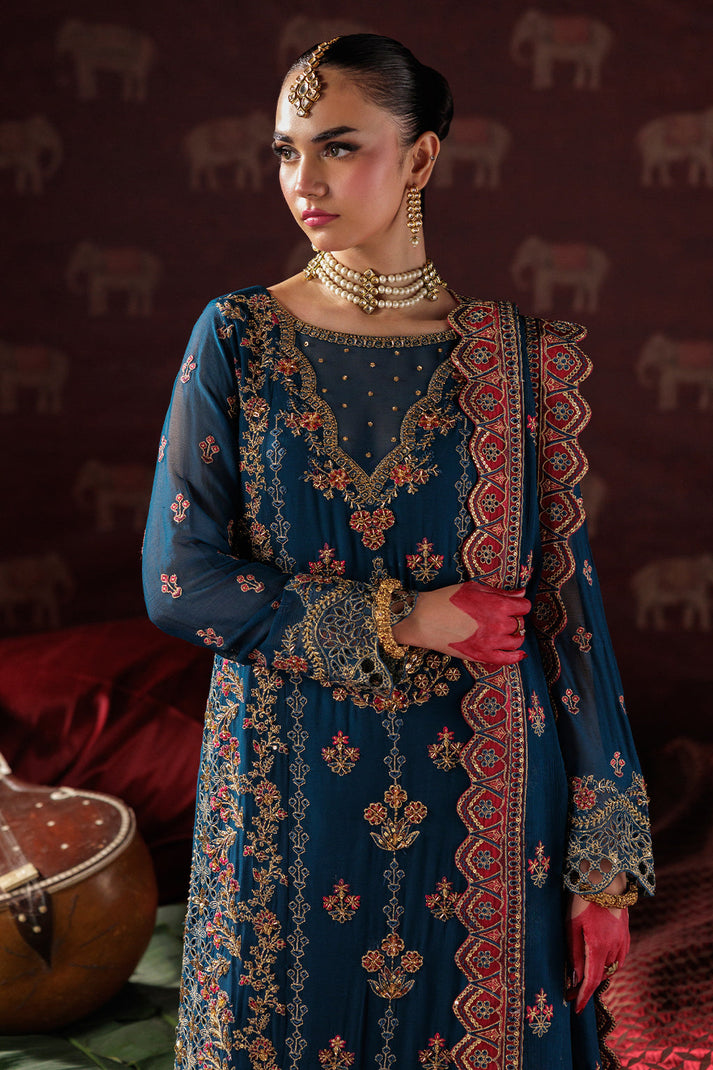 Saad Shaikh | Panache Luxury Chiffon 25 | D-04 - Official Saad Shaikh stockist in UK - Sakeena London