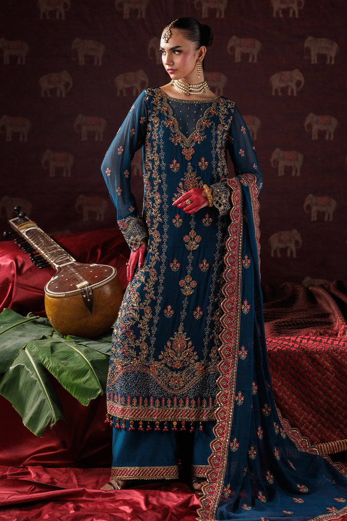 Saad Shaikh | Panache Luxury Chiffon 25 | D-04 - Official Saad Shaikh stockist in UK - Sakeena London