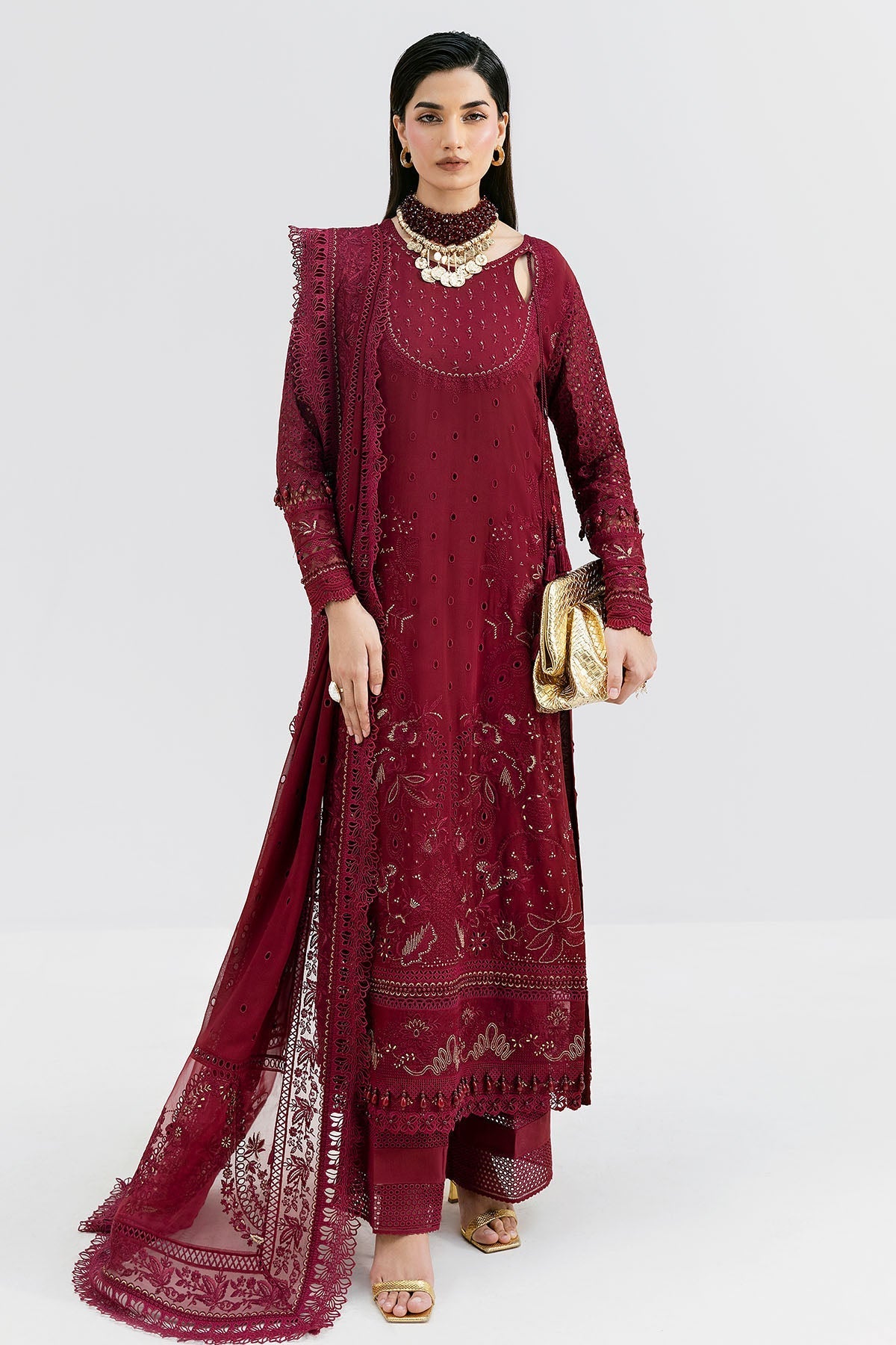 Imrozia Premium | Luxe Serene 25 | S-1089 SCARLET - Official Imrozia Premium stockist in UK - Sakeena London