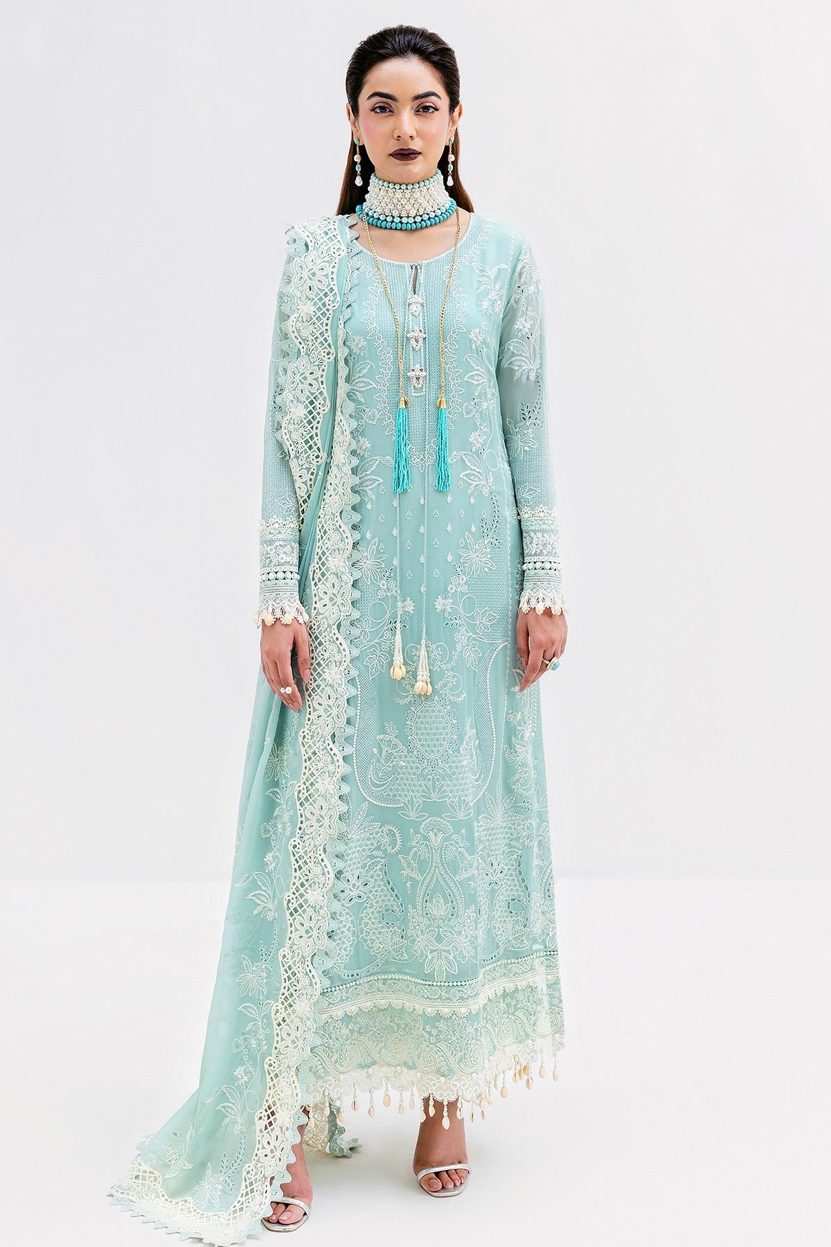Imrozia Premium | Luxe Serene 25 | S-1087 AQUA - Official Imrozia Premium stockist in UK - Sakeena London