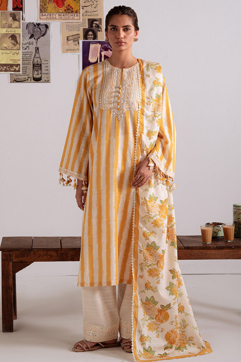 Cross Stitch | Khaddar Linen 25 | OCHRE BLISS - Official Cross Stitch stockist in UK - Sakeena London