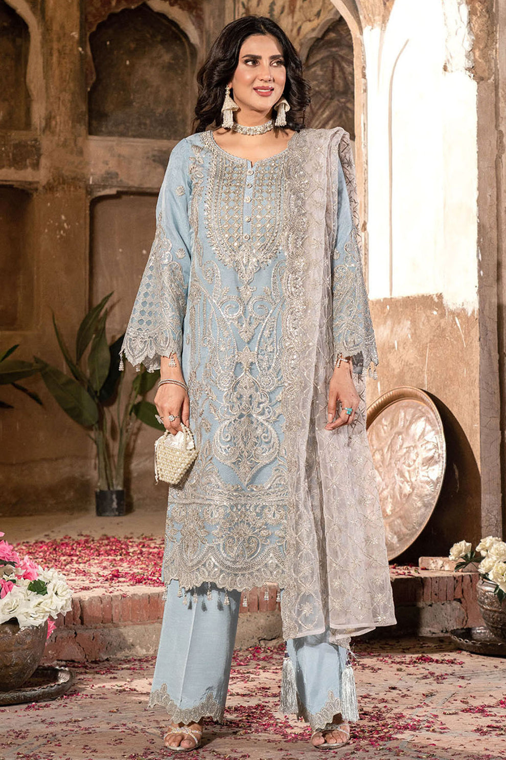 Imrozia Premium | Tehwar Premium | IP-147 ANCHAL - Official Imrozia Premium stockist in UK - Sakeena London