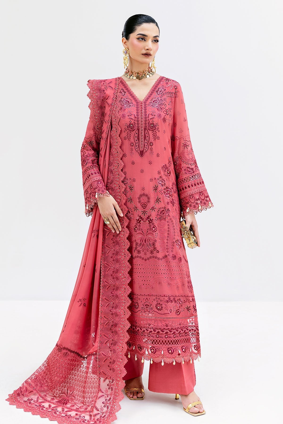 Imrozia Premium | Luxe Serene 25 | S-1092 SALMON - Official Sakeena London stockist in UK - Sakeena London