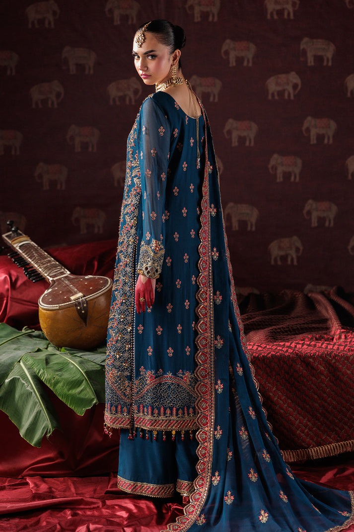 Saad Shaikh | Panache Luxury Chiffon 25 | D-04 - Official Saad Shaikh stockist in UK - Sakeena London