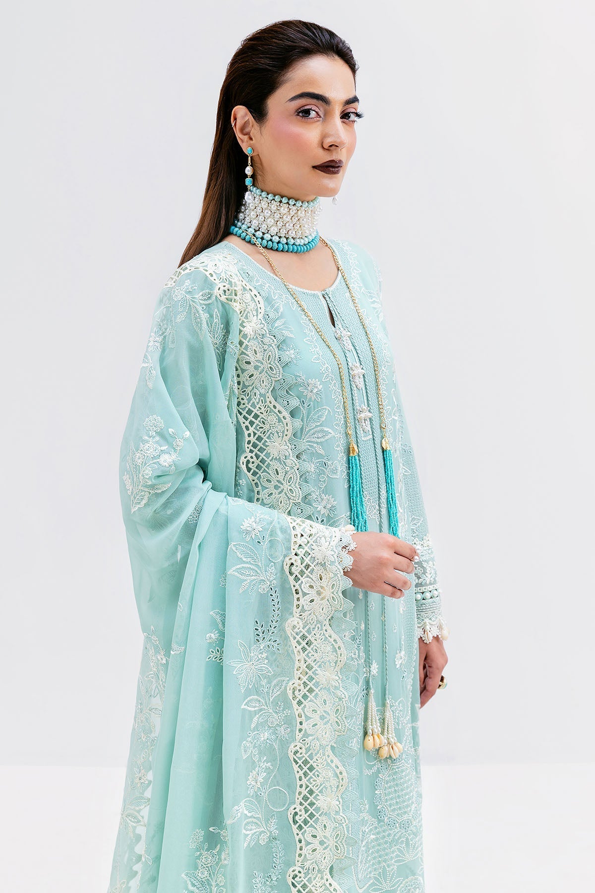 Imrozia Premium | Luxe Serene 25 | S-1087 AQUA - Official Imrozia Premium stockist in UK - Sakeena London