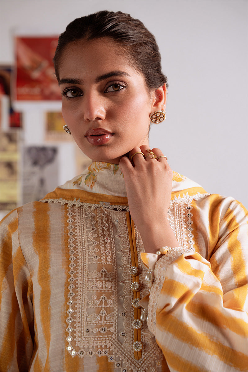 Cross Stitch | Khaddar Linen 25 | OCHRE BLISS - Official Cross Stitch stockist in UK - Sakeena London