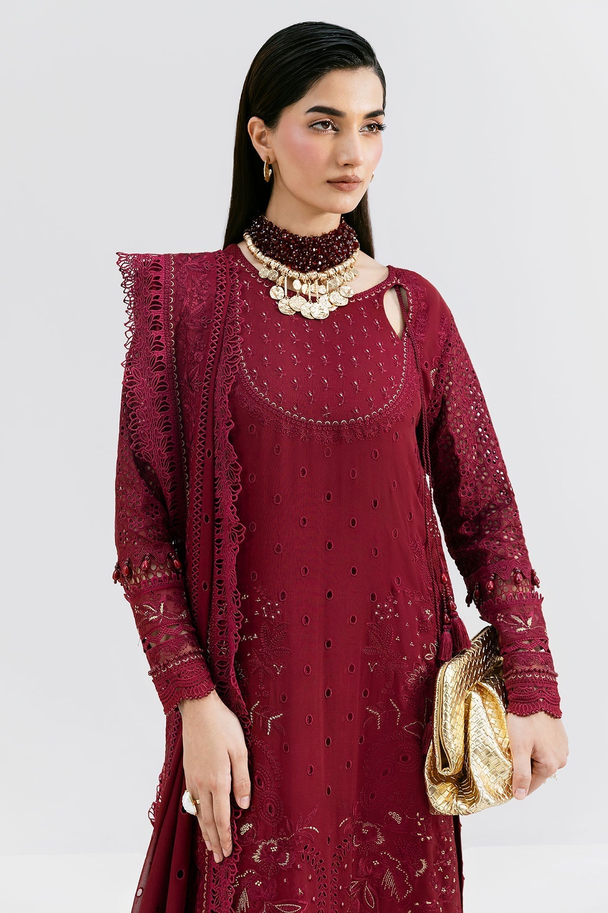 Imrozia Premium | Luxe Serene 25 | S-1089 SCARLET - Official Imrozia Premium stockist in UK - Sakeena London
