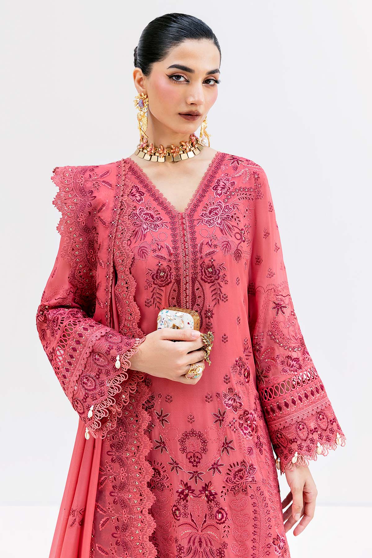 Imrozia Premium | Luxe Serene 25 | S-1092 SALMON - Official Sakeena London stockist in UK - Sakeena London