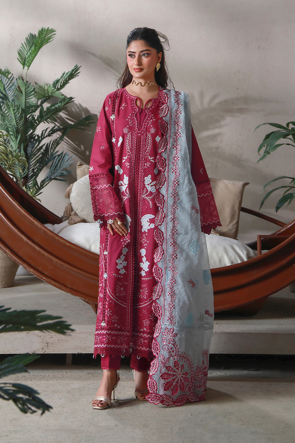 Aabyaan | Saagar Luxury Festive Lawn 26 | NOOR (AL-04)