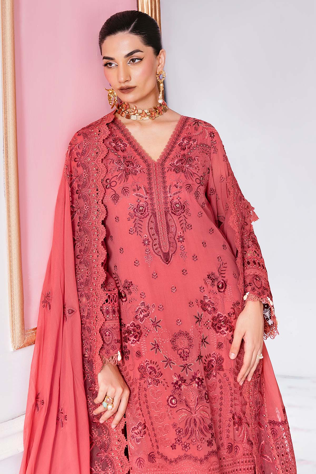 Imrozia Premium | Luxe Serene 25 | S-1092 SALMON - Official Sakeena London stockist in UK - Sakeena London