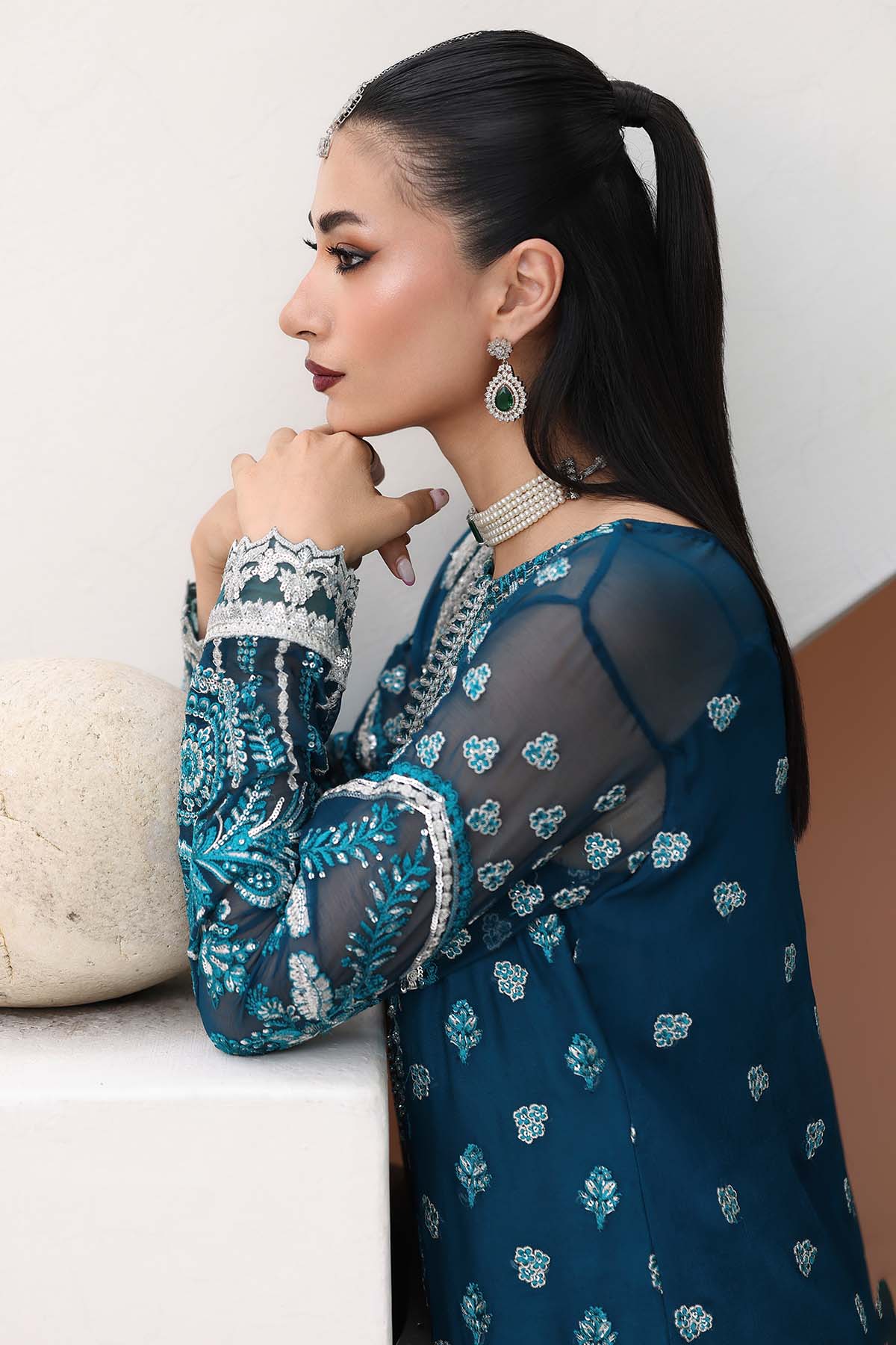 Imrozia Premium I Saiyara Formals I I-232 AZURA - Official Imrozia Premium stockist in UK - Sakeena London