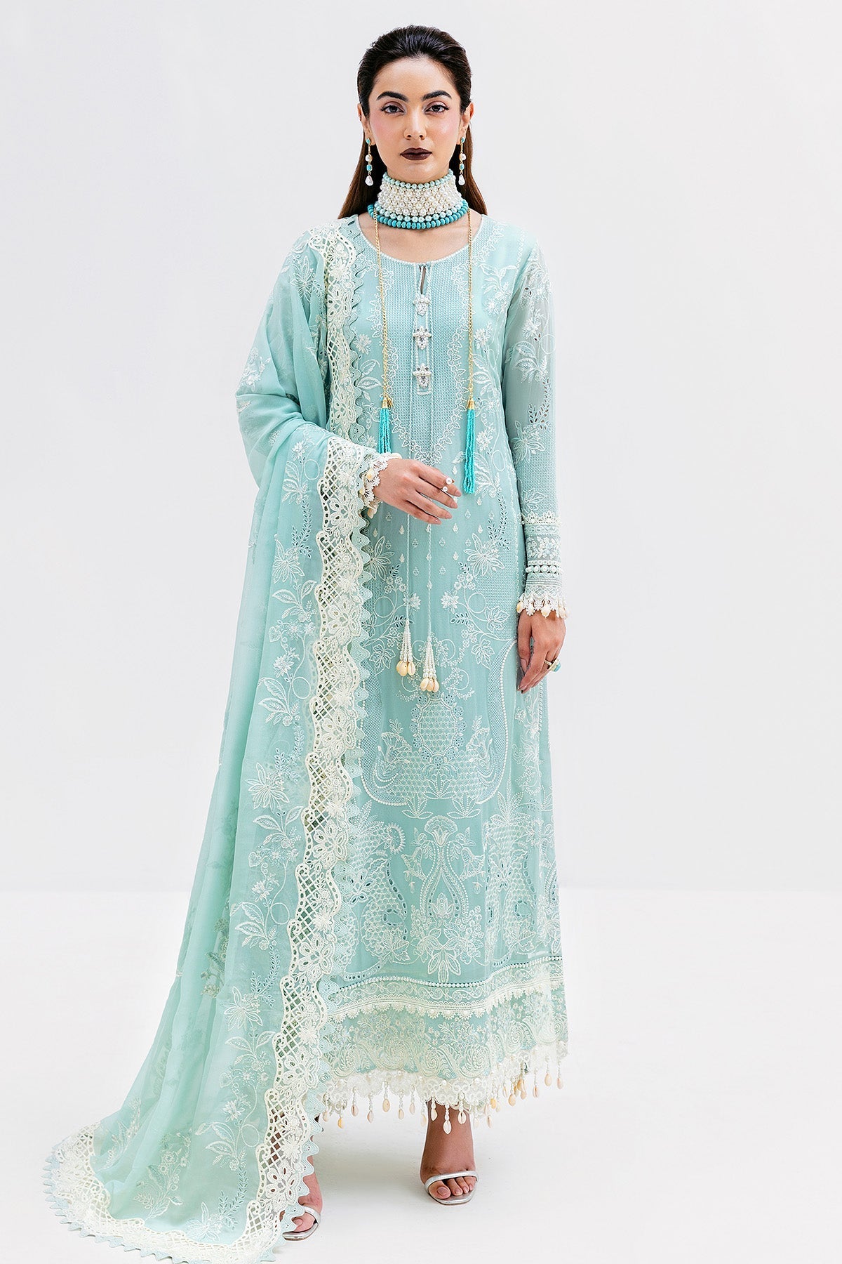 Imrozia Premium | Luxe Serene 25 | S-1087 AQUA - Official Imrozia Premium stockist in UK - Sakeena London