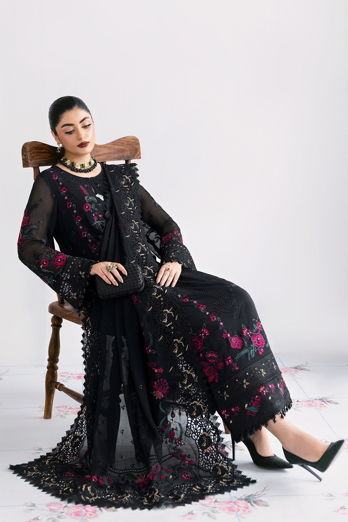 Imrozia Premium | Luxe Serene 25 | S-1095 ONYX - Official Imrozia Premium stockist in UK - Sakeena London
