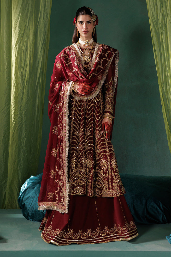 Saad Shaikh | Panache Luxury Chiffon 25 | D-02 - Official Saad Shaikh stockist in UK - Sakeena London