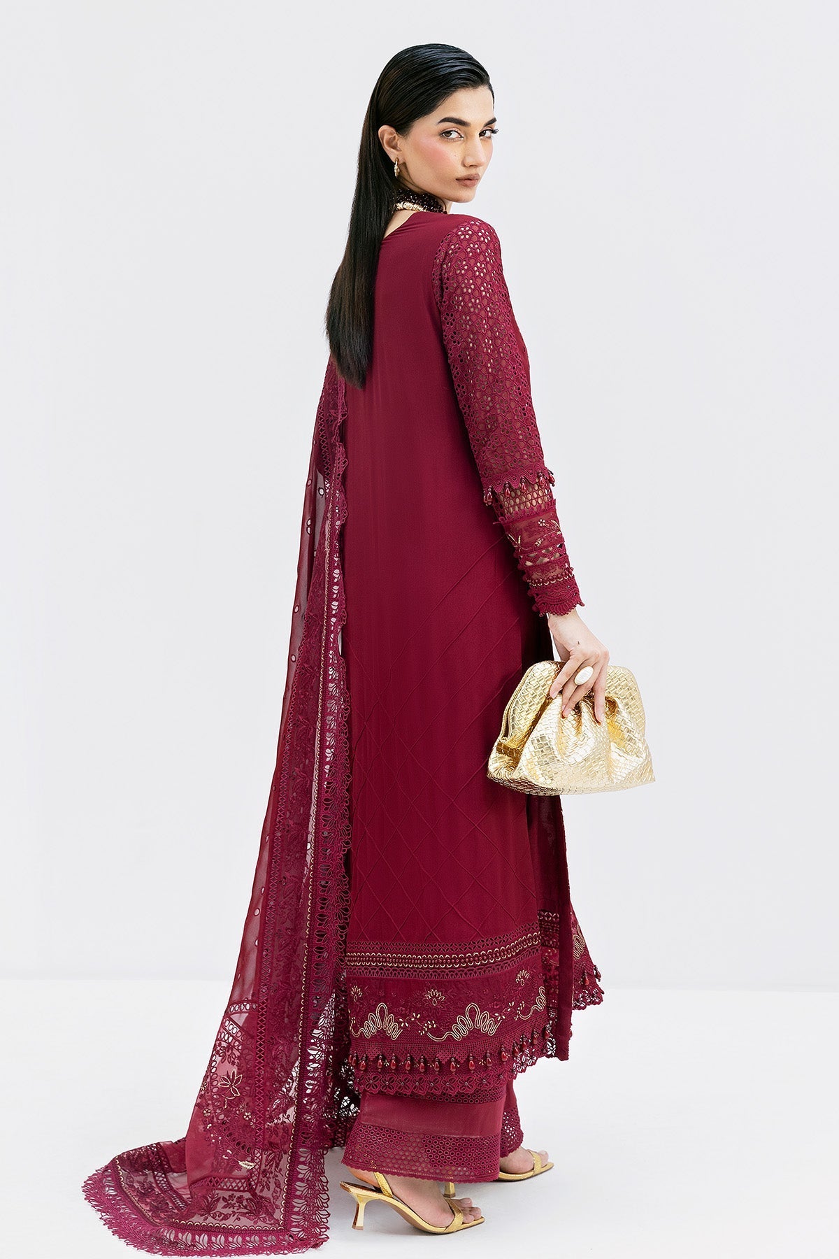Imrozia Premium | Luxe Serene 25 | S-1089 SCARLET - Official Imrozia Premium stockist in UK - Sakeena London