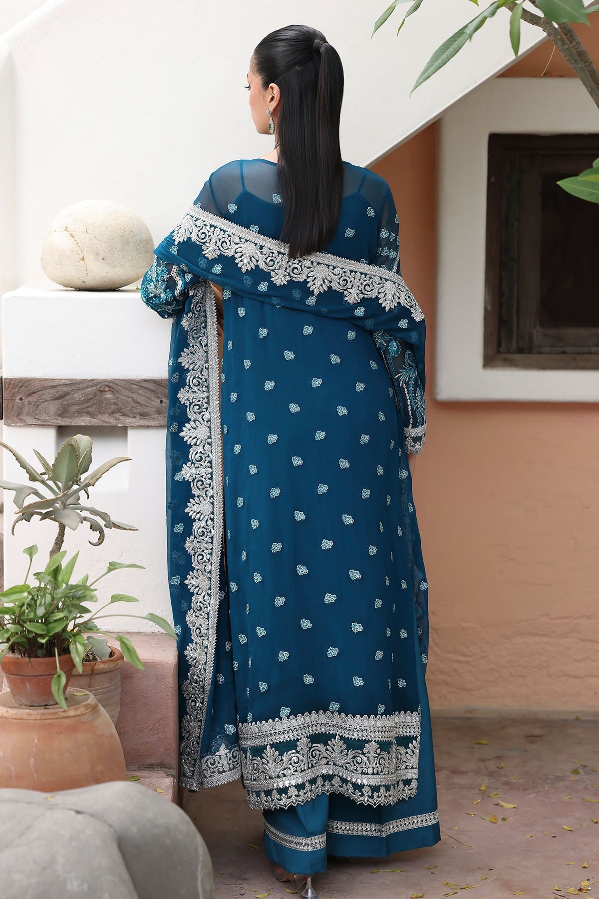 Imrozia Premium I Saiyara Formals I I-232 AZURA - Official Imrozia Premium stockist in UK - Sakeena London