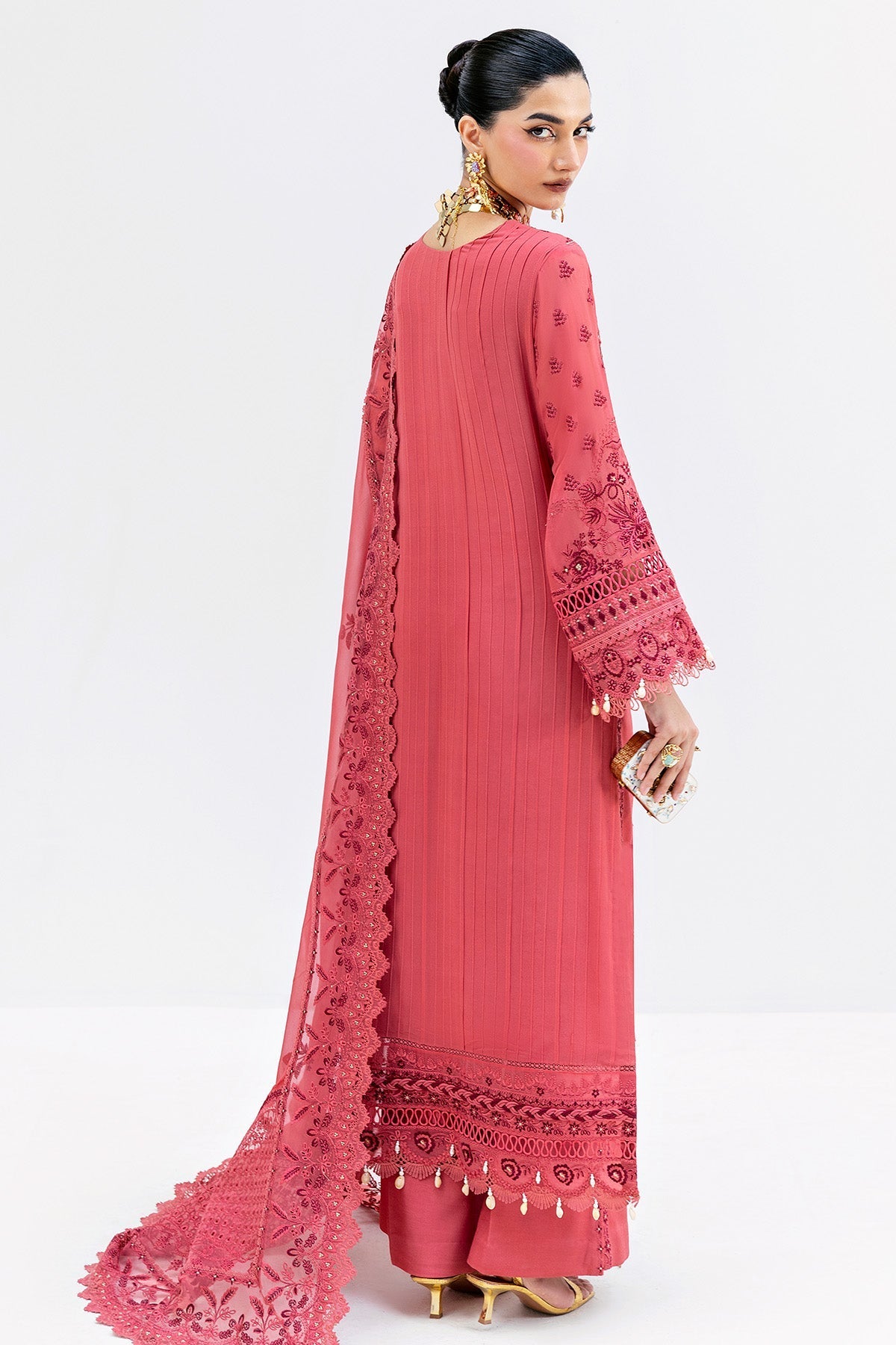 Imrozia Premium | Luxe Serene 25 | S-1092 SALMON - Official Sakeena London stockist in UK - Sakeena London