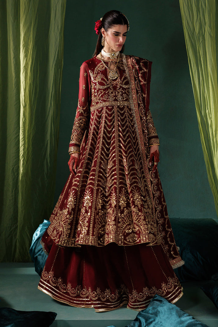 Saad Shaikh | Panache Luxury Chiffon 25 | D-02 - Official Saad Shaikh stockist in UK - Sakeena London