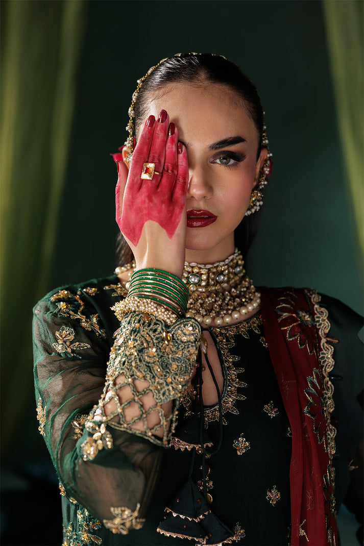 Saad Shaikh | Panache Luxury Chiffon 25 | D-03 - Official Saad Shaikh stockist in UK - Sakeena London