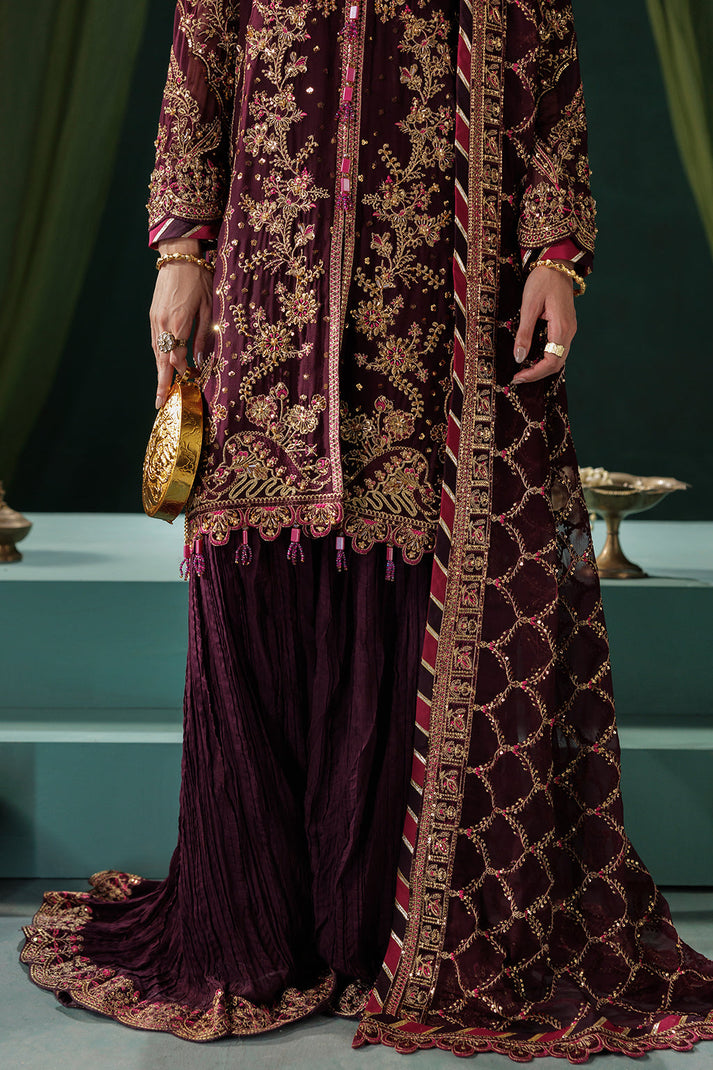 Saad Shaikh | Panache Luxury Chiffon 25 | D-06 - Official Saad Shaikh stockist in UK - Sakeena London