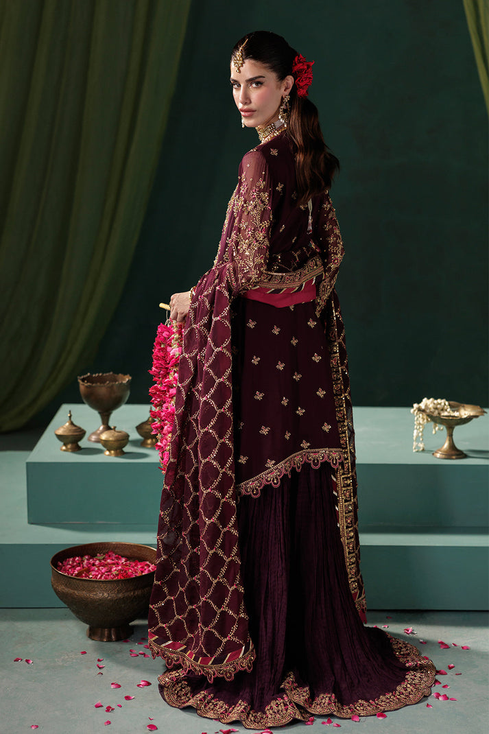 Saad Shaikh | Panache Luxury Chiffon 25 | D-06 - Official Saad Shaikh stockist in UK - Sakeena London