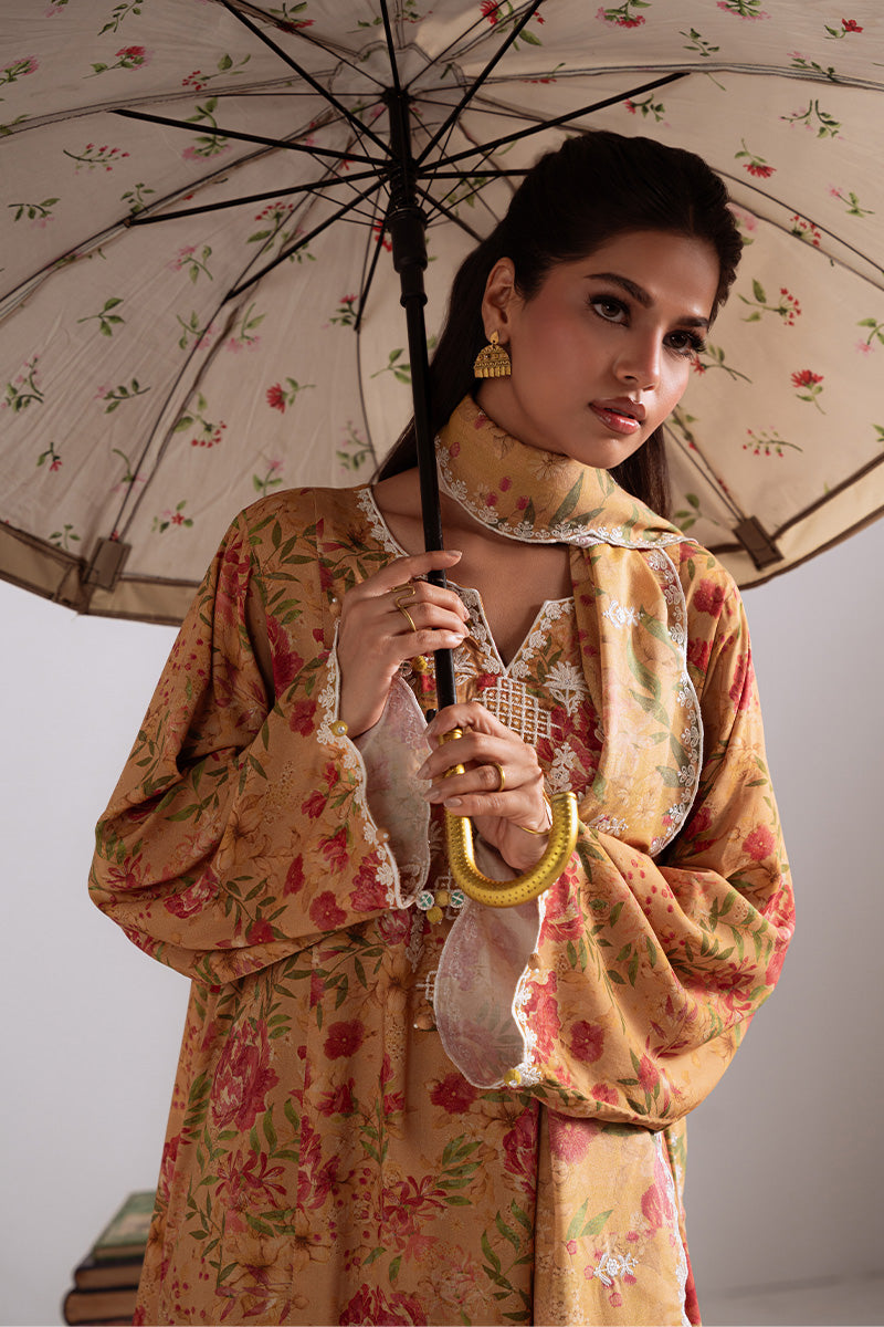 Cross Stitch | Khaddar Linen 25 | MUSTARD ORCHID - Official Cross Stitch stockist in UK - Sakeena London