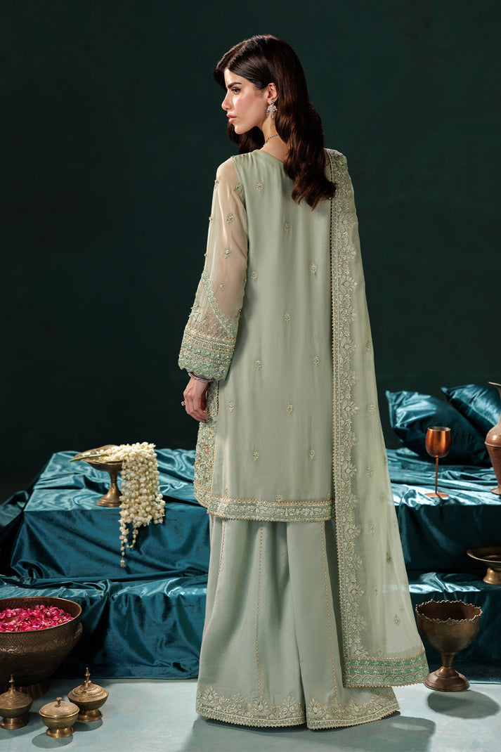 Saad Shaikh | Panache Luxury Chiffon 25 | D-09 - Official Saad Shaikh stockist in UK - Sakeena London