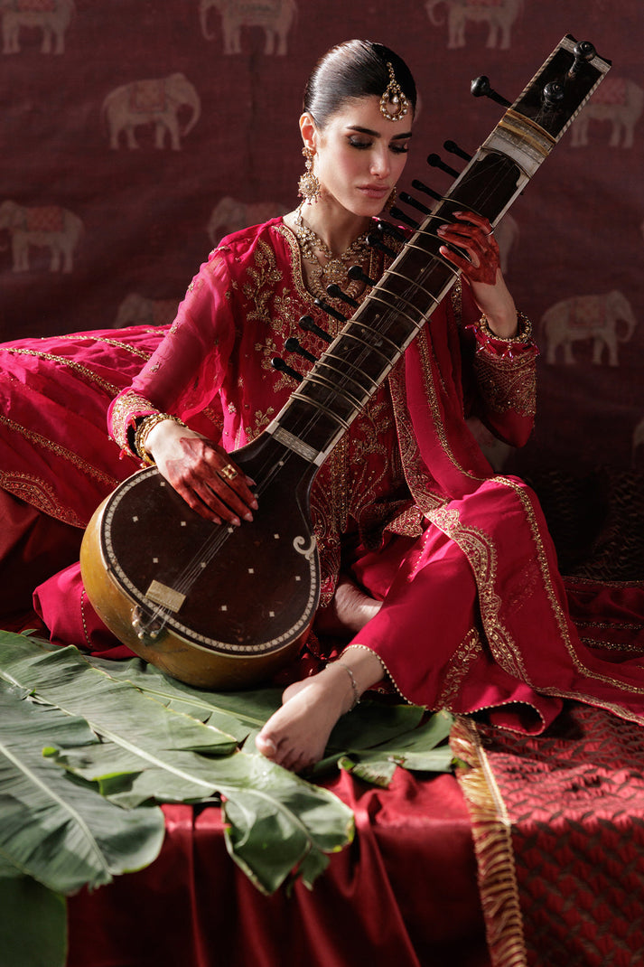 Saad Shaikh | Panache Luxury Chiffon 25 | D-01 - Official Saad Shaikh stockist in UK - Sakeena London