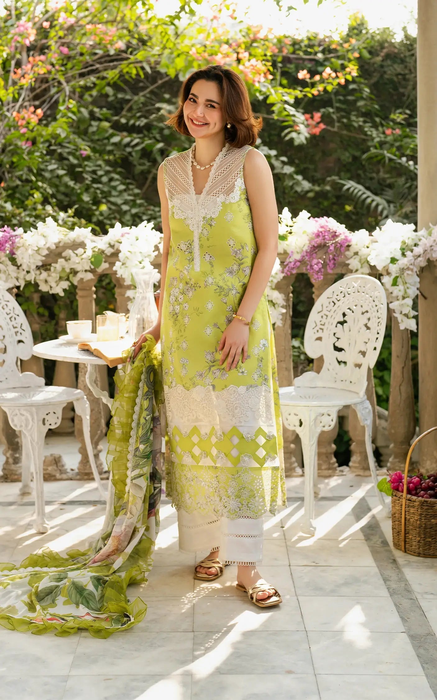 Asifa and Nabeel | Gulkari Summer 25 | Lemonade Dream (GKL-03) - Official Asifa and Nabeel stockist in UK - Sakeena London