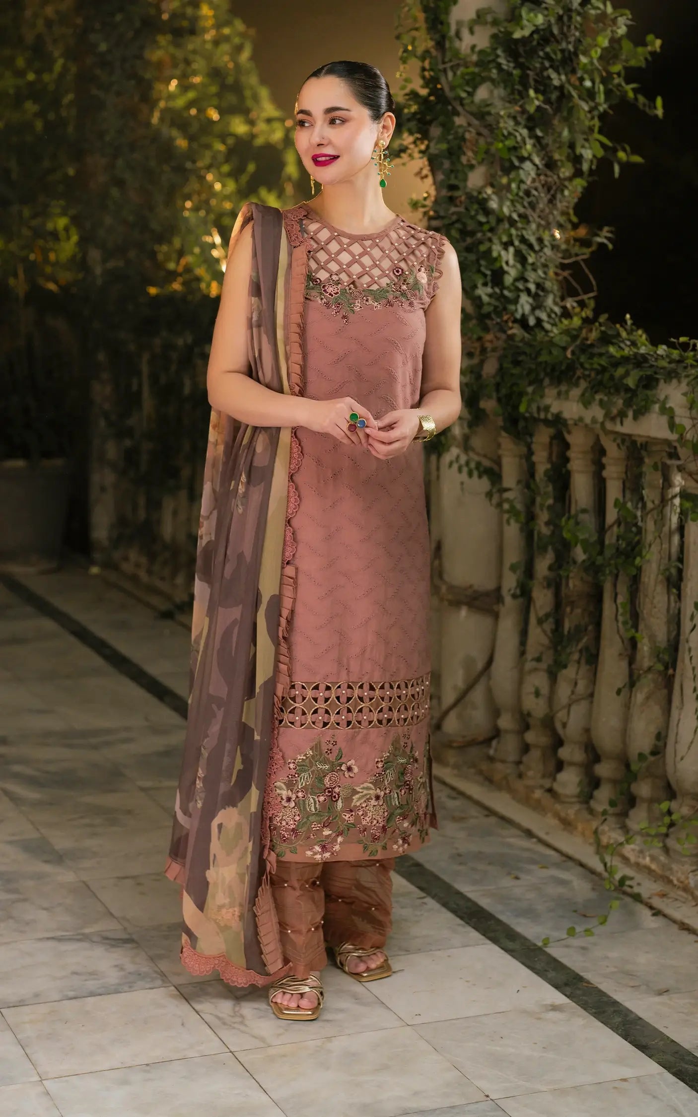 Asifa and Nabeel | Gulkari Summer 25 | Saffron Day (GKL-04) - Official Asifa and Nabeel stockist in UK - Sakeena London