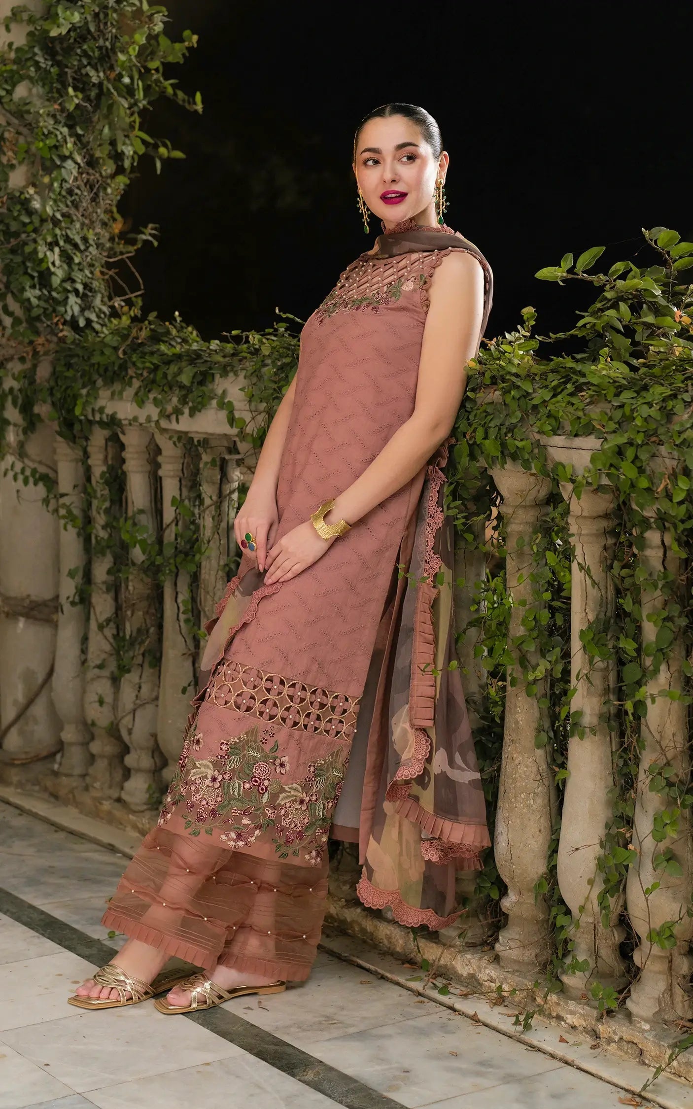 Asifa and Nabeel | Gulkari Summer 25 | Saffron Day (GKL-04) - Official Asifa and Nabeel stockist in UK - Sakeena London
