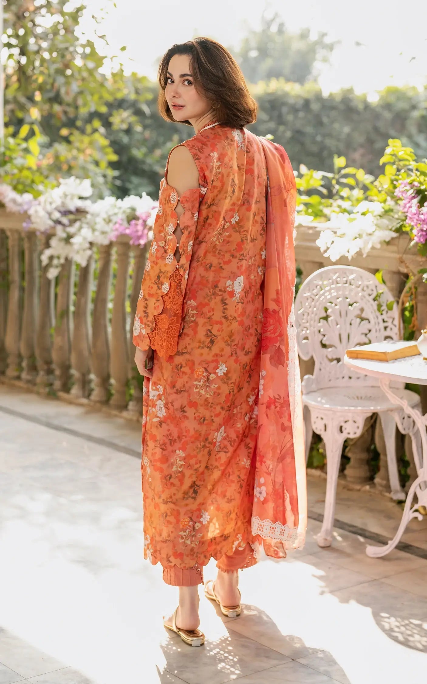 Asifa and Nabeel | Gulkari Summer 25 | Citrus Glow (GKL-08) - Official Asifa and Nabeel stockist in UK - Sakeena London