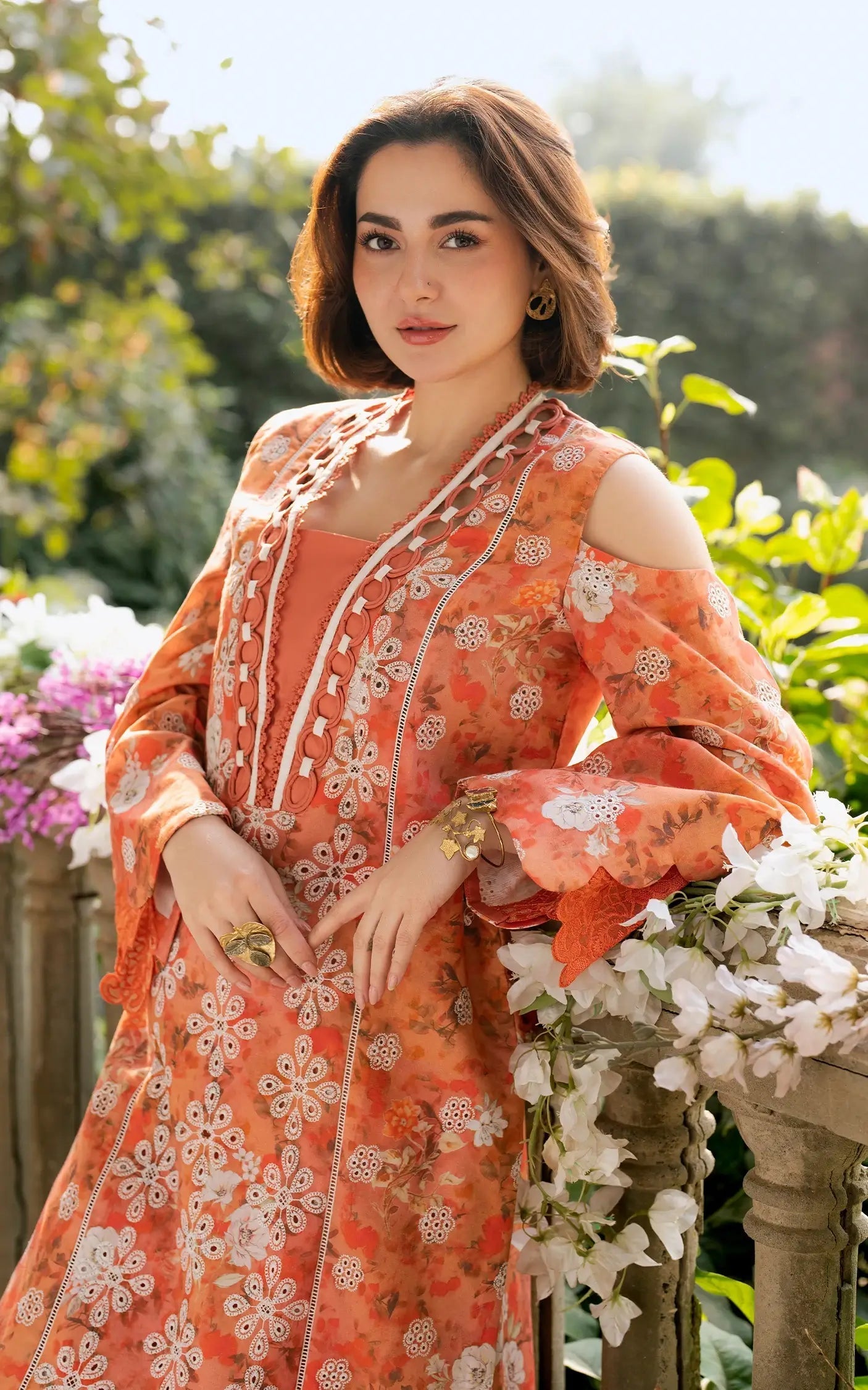 Asifa and Nabeel | Gulkari Summer 25 | Citrus Glow (GKL-08) - Official Asifa and Nabeel stockist in UK - Sakeena London